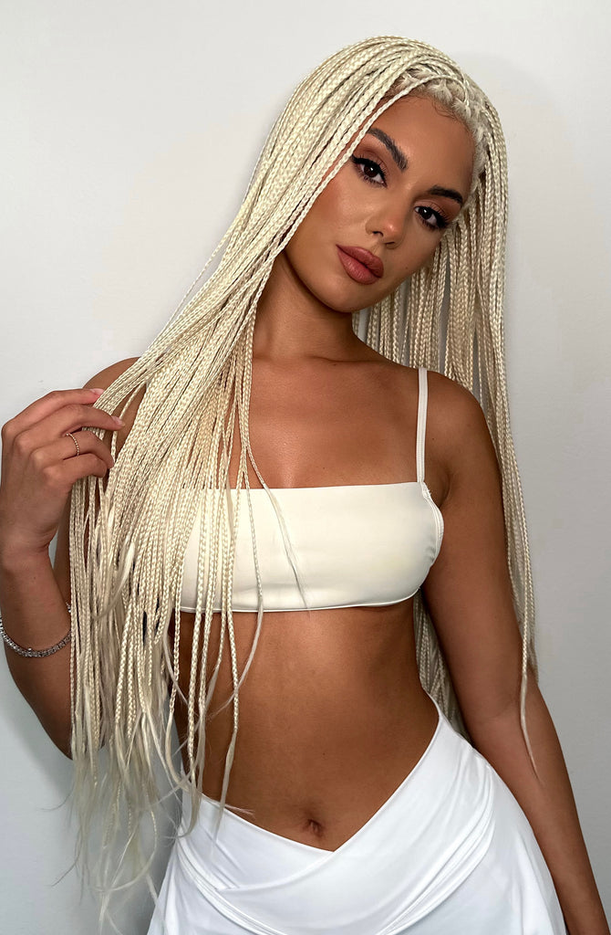 Monique Blonde Braided Lacefront Wig 22’’-24’’